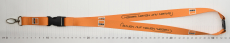 Schlsselband/Lanyard aus Polyester MIT HLLE (VE= 50 Stck)