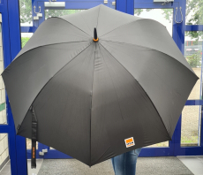 Stockschirm gro 138 cm, schwarz (VE = 12 Stck)