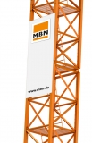 Werbebanner Kran allgemein (100 x 300 cm) Airtex