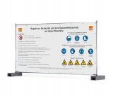 Werbebanner Arbeitsschutz (340 x 173 cm) Airtex
